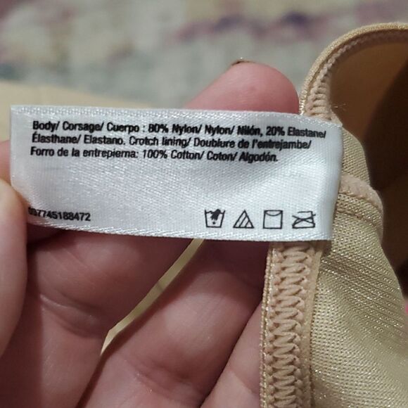 Flexees Ultra Firm Ultimate Tummy Control Torsette Bodybriefer in Nude Size L - Picture 10 of 13